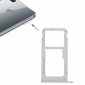 Für Huawei Honor 9 Lite Karten Halter Sim Tray Schlitten Holder Weiß Ersatz Neu - Zdjęcie 1 z 5