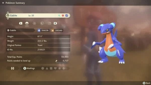 🌈Shiny/Non-shiny Gible/Garchomp 6IV/EV Alpha🌈Legends Arceus PLA (💯Legal) - Picture 1 of 80