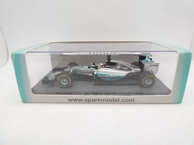 Mercedes F1 W06 Hybrid Lewis Hamilton #44 GP US 2015 S4622 Campione Spark 1/43 - Immagine 1 di 2