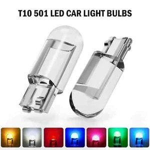 T10 W5W 501 LED Bulb High Quaility Side Light Bulbs Various Colours Packs - Picture 1 of 11