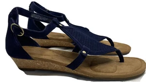 Koolaburra by UGG sandalo donna Briona zeppa colore blu insegna taglia US 9 - Foto 1 di 6