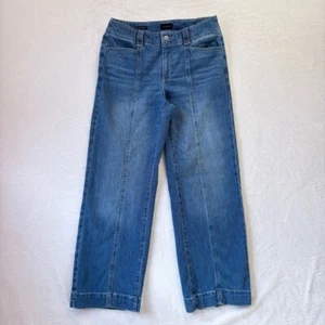 Pantalón vaquero clásico Talbots pierna ancha azul denim para mujer talla 6 - Imagen 1 de 10