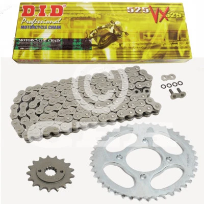 Juego de cadenas Ducati Superbike 749 R Europe 04-07 cadena DID 525 VX 96 abierta 15/3 Foto 1 de 4