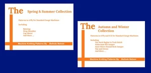 Collection of 14 Machine Knitting Patterns for Spring, Summer Autumn and Winter - Picture 1 of 3