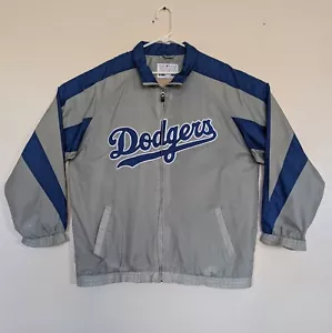 Vintage Majestic Los Angeles Dodgers Large Jacke genäht Original Windbreaker - Bild 1 von 13