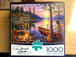 Buffalo Game Puzzle 1000 Piece Puzzle "Canoe Lake" Brand New & Sealed in Box - Picture 1 of 1