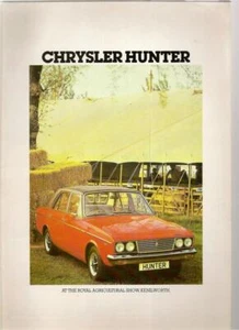 CHRYSLER HUNTER BROCHURE & PRICE LIST 1977 - Picture 1 of 1