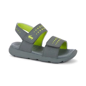 New See Kai Run "Billie"  Grey/lime open toe machine washable sandals, 6,NWT - Picture 1 of 3