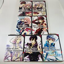 Lot Of 7 KISS OF THE ROSE PRINCESS Volume 1-2, 4-8 Manga Ex-Lib PB Books SHOUOTO
