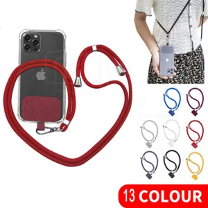 3X Handykette Universal Kordel Umhängeband Schnur Kette für alle Case Tasche↑ - Zdjęcie 1 z 32