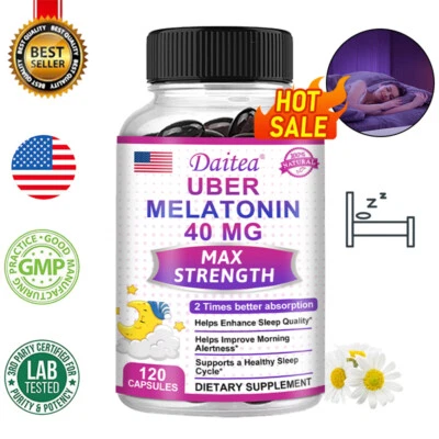 Sleep Supplement-Helps Relax and Promote Natural Sleep, Sleep Aid,Asleep Quickly - Image 1 of 4