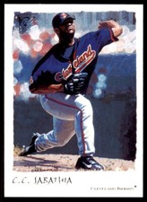 2002 TOPPS GALLERY. CC SABATHIA CLEVELAND INDIANS #46