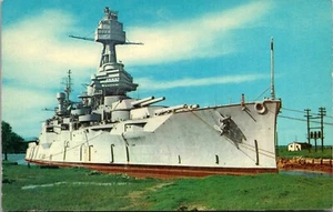 Postcard Houston Texas BSS 39 U.S.S. Texas Battleship San Jacinto Battle Ground - Picture 1 of 2