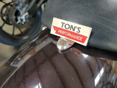 Harley Davidson Stainless Steel Seat Bolt Anti Theft Silver Compact CNC Ring - Image 1 of 4