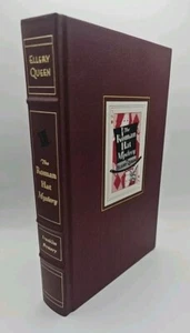 Franklin Library The Roman Hat Mystery NEAR MINT Ellery Queen Detective Classic - Picture 1 of 9