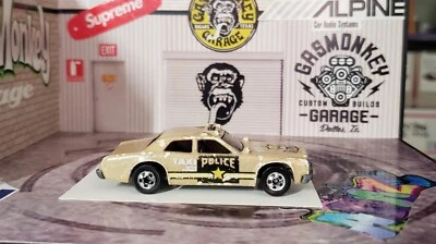 👓Hot Wheels 1989⚡STAR TAXI POLICE Sheriff Patrol Dodge⭐COLOR RACERS Tostado-Grn⚡BW Foto 1 de 4