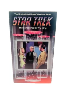 Star Trek Original TV Series VHS Tape Movie Kirk Spock 1985 Conscience King vtg - Picture 1 of 2