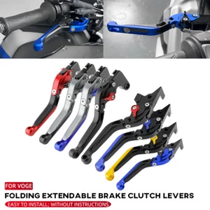 CNC Folding Extendable Brake Clutch Levers For VOGE Valico 525 500DS 650DS 500R - Foto 1 di 38