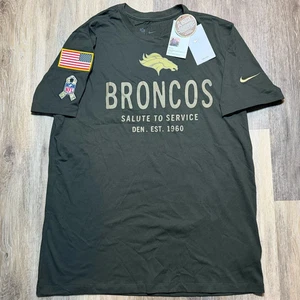 Nike Denver Broncos 2025 Salute to Service Primary Edge Sideline T-Shirt - Picture 1 of 9