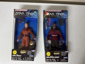 Star Trek Collectors Series 9 Inch Figures Deep Space Nine Sisko Kira NEW 1997 - Picture 1 of 6