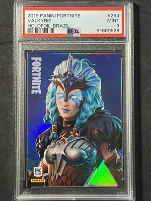 2019 PANINI  Fortnite  VALKYRIE #294   Holofoil  Brazil PSA 9 - Image 1 of 2