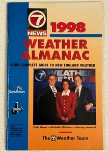1998 Weather Almanac 7News Boston Todd Gross Mishelle Michaels Harvey Leonard - Picture 1 of 6