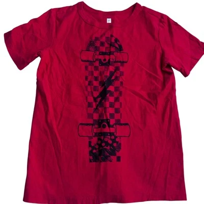Tea Collection Boys Red Skateboard Graphic Tee - Size 14 - Image 1 of 4