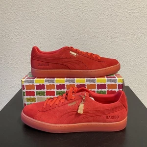 PUMA Haribo x Suede Poppy Red Size 11 - Picture 1 of 14