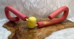 Vintage Thigh Master Gold Excersise Yellow Red Suzanne Somers Toning System - Picture 1 of 9
