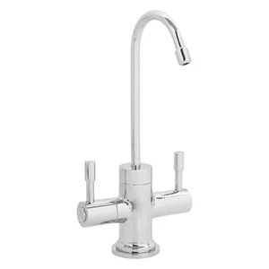 Westbrass Contemporary Two Handle Instant Hot/Cold Water Dispenser Faucet, Po... - Picture 1 of 1