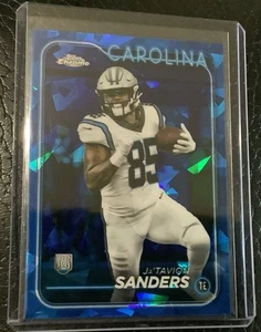 2024 Topps Chrome Football Sapphire Jatavion Sanders Rookie RC #223 - Picture 1 of 2