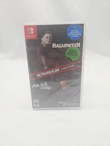 Halloween & Ash vs Evil Dead RetroRealms Doppia Funzione Nintendo Switch, Sigillato - Foto 1 di 5