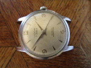 Vintage Used Steel LUXOR Manual Watch Cal. ST 96. For parts. - Imagen 1 de 20