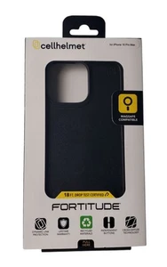 Cellhelmet Fortitude Series Magsafe Case For iPhone 16 Pro Max Black - Picture 1 of 8