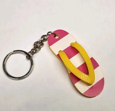 Clinique Slipper Flip Flop Key Chain ~ NEW WITHOUT PACKAGE - Image 1 of 3