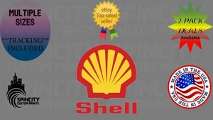 Shell Gas Car Window Vinyl Decal Laptop Phone Bumper Sticker Multiple Sizes NEW - Picture 1 of 10