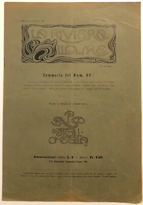 NOVARO M. “LA RIVIERA LIGURE” ONEGLIA RIVISTA MENSILE OLIO CARLI A.XII° 12.1906 - Picture 1 of 10