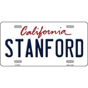 Stanford License Plate Metal Sign Plaque Art Car Truck Wall Home Decor - Picture 1 of 1