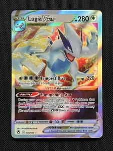 Lugia VSTAR 139/195 Pokemon Sword & Shield Silver Tempest Ultra Rare NM - Picture 1 of 2