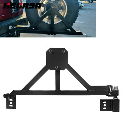 HECASA Heavy Duty Spare Tire Carrier Mount w/Drop Down Option For All Hummer H2 Foto 1 de 4