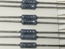(2 PC) TRW  RN55C60R0B  Metal Film Resistors 1/4 Watt 60 Ohm 0.1% ± 50ppm  