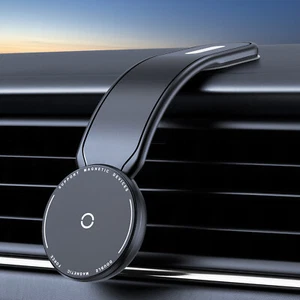 MagSafe Car Mount Detachable Bendable Aluminum Arm Phone Holder - Black - Picture 1 of 8