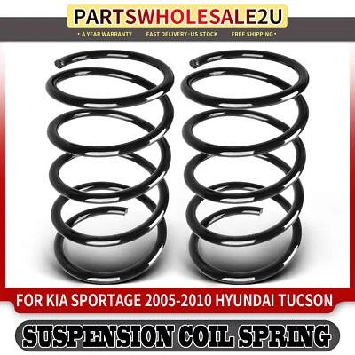 2x Muelles helicoidales delanteros izquierdo y derecho para Hyundai Tucson 05-09 Kia Sportage 05-10 Foto 1 de 4