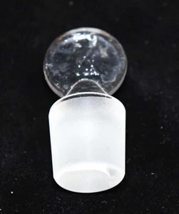 4 PEZZI TS K 19 TAPPO TESTA PENNY IN VETRO, TAPPO BOTTIGLIA, VETRO DA LABORATORIO - Foto 1 di 3