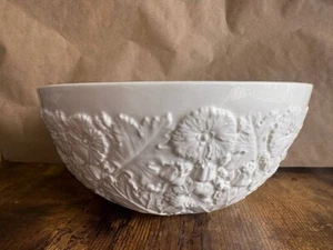Vintage Large Spode IMPL England Fancies Floral Leaf Punch Bowl 13" Diameter - Picture 1 of 9
