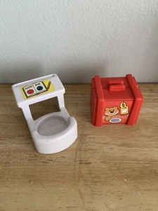 vintage fisher price airplane lugagge school desk chair replacement piece - Picture 1 of 3
