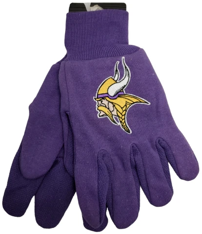 Minnesota Vikings Work Gloves Utility Cover