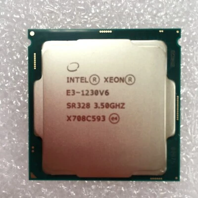Intel Xeon E3-1230 V6 3.50GHz Quad Core 8MB Cache LGA1151 SR328 CPU Processor - Image 1 of 3