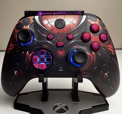 Marvel Spider-Man - RGB LED - Custom Wireless Controller for Xbox or PC - Image 1 of 4