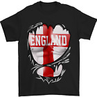 Gym St Georges Cross English Flag England Mens T-Shirt 100% Cotton